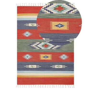 Tapis kilim en coton 140 x 200 cm multicolore KAMARIS product