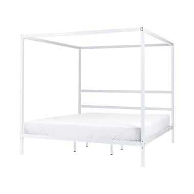 LESTARDS - Hemelbed - Wit - 180 x 200 cm - Staal product