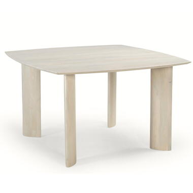 Table de salle à manger carrée Sieb - manguier naturel - 130 cm product