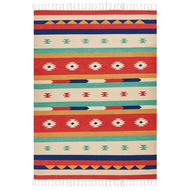 Tapis kilim en coton 200 x 300 cm multicolore MARGARA product