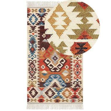 Tapis kilim en laine multicolore 80 x 150 cm VOSKETAP product