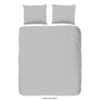 Pure Housse de couette "uni dessin" - Gris - (200x200/220 cm) - Microfibre product