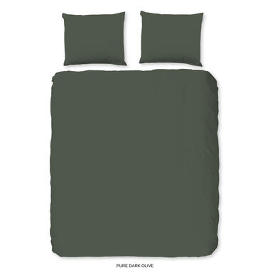 Pure Housse de couette "uni dessin" - Vert - (200x200/220 cm) - Microfibre product