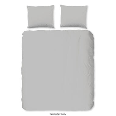 Pure Housse de couette "uni dessin" - Gris - (140x200/220 cm) - Microfibre product