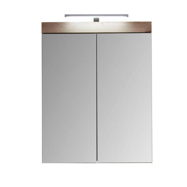 Hioshop AmandaMando Armoire de toilette murale avec miroir- 2 portes- avec product