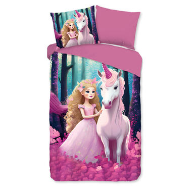 Pure Unicorn Kinderdekbedovertrek Roze product