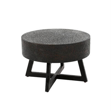 Fraaai - Sonja salontafel ø60 - ferro metallic product