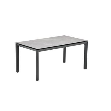 Domingo tafel - 160x90 cm - carbon black - Centostone sicilian grey product