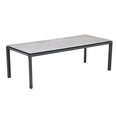 Domingo tafel - 230x100 cm - carbon black - Centostone sicilian grey product