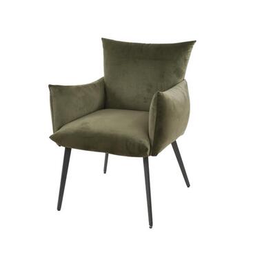 Collection Hoyz - Fauteuil de salle à manger Lobby - Velours Vert product