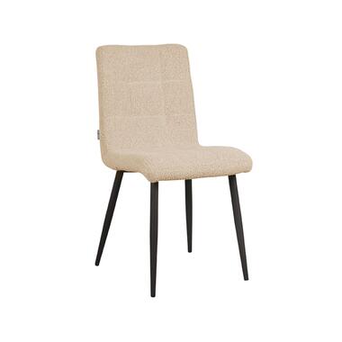 LABEL51 Chaise de salle à manger Sam 57x45x86 cm - Sable - Tissu product