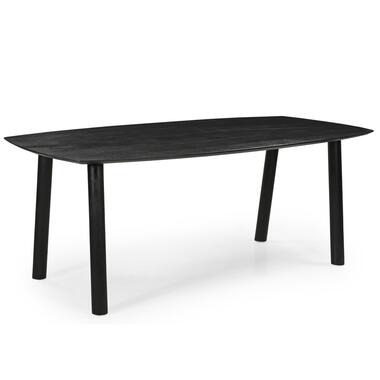 Table de salle à manger ovale Leone - manguier noir - 200 cm product