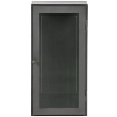 Hanging Vitrine - Métal - Gris - 60x30x25 - BePureHome - Manta product