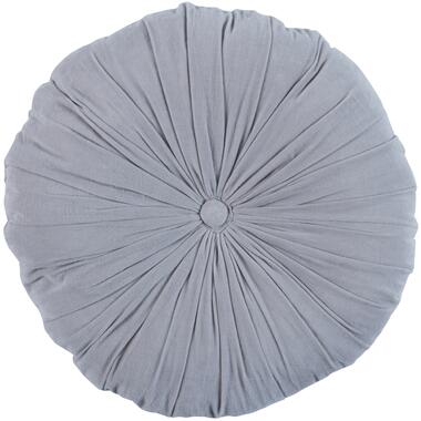 Cushion Ronde - Velvet - Ashes - 45x45x10 - BePureHome - Halo product