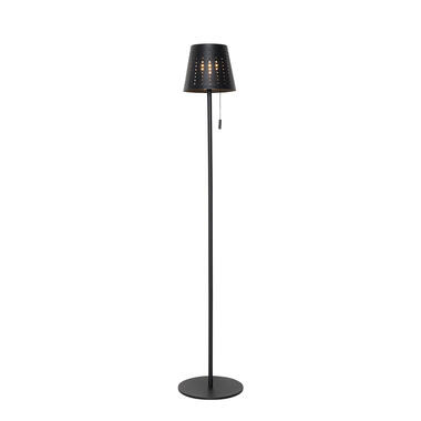 Qazqa lampadaire d'extérieur noir avec led à 3 niveaux de luminosité sur énergie product