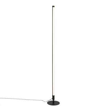 Qazqa lampadaire noir avec led et variateur tactile 3 niveaux de luminosité - product