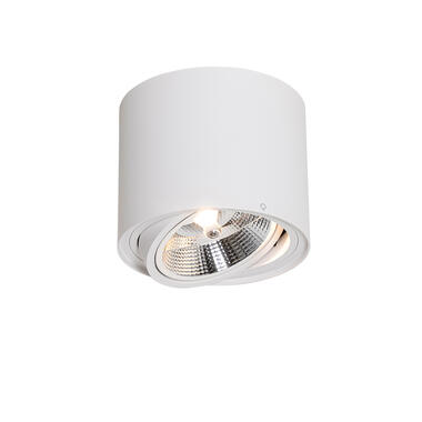 Qazqa spot de plafond moderne blanc orientable et inclinable ar111 - rondoo up product