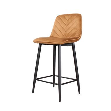 Gaby tabouret de bar velours 65 cm 2.0 - or product