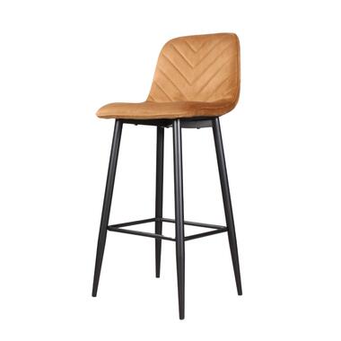 Gaby tabouret de bar en velours 75 cm 2.0 - or product