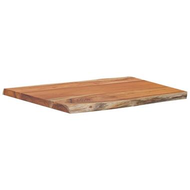 vidaXL Tafelblad rechthoekig natuurlijke rand 70x60x2,5 cm acaciahout product