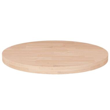 vidaXL Dessus de table rond Ø50x2,5 cm Bois de chêne massif non traité product