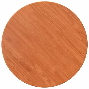 vidaXL Dessus de table rond cire marron Ø80x2,5 cm bois de pin massif product