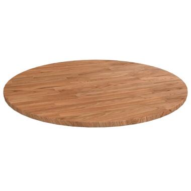 vidaXL Dessus de table rond Marron clair Ø60x1,5 cm Bois chêne traité product