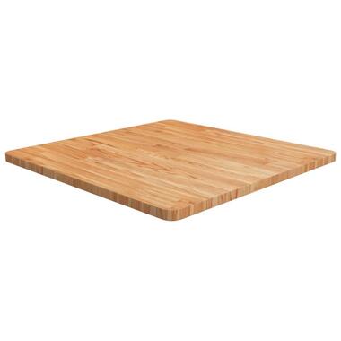 vidaXL Dessus de table carré Marron clair70x70x2,5cm Bois chêne traité product