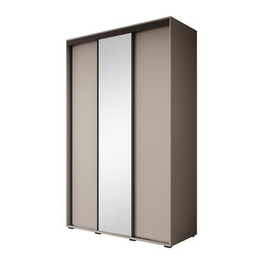 Armoire Delos 3 - Beige - 150 cm - Avec miroir product