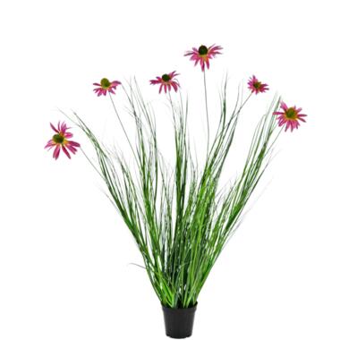 Hoyz Greenery - Plante de Gazon Artificiel Chrsanthème 100 cm ignifuge product