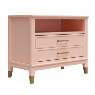 Westerleigh - Table de chevet avec 1 tiroir en rose product