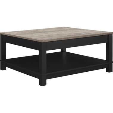 Carver - Table basse avec 1 étagère en aspect bois noir product