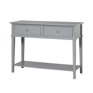 Franklin - Table console avec 2 tiroirs en MDF gris product