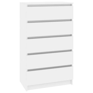 vidaXL Commode Blanc brillant 60x36x103 cm Bois d'ingénierie product