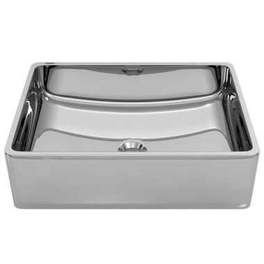 vidaXL Lavabo 41 x 30 x 12 cm Céramique Argenté product