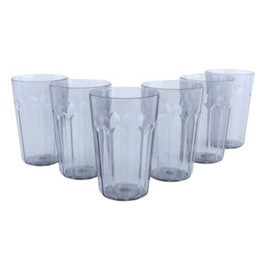 OTIX Ensemble de 6 Grand verre à eau 350 ml Gris transparent product