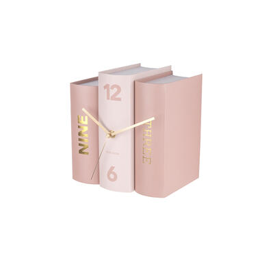 Karlsson - Livre d'horloge de table - Rose tendre product