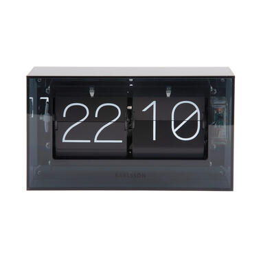 Karlsson - Horloge de table Boxed Flip - Noir product