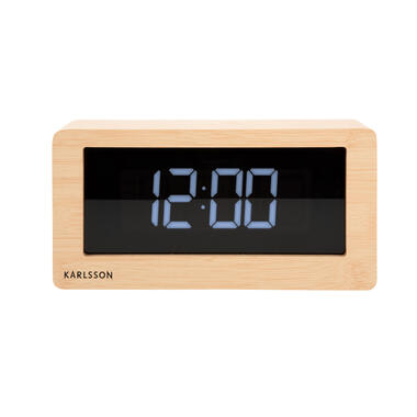 Karlsson - Horloge de table Boxed LED - Bois clair product