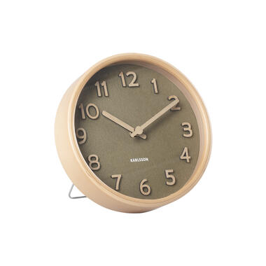 Karlsson - Horloge de table Pure Wood Grain - Vert mousse product