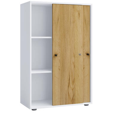 LonaXLST armoire de bureau 2 portes blanc, chêne décor. product