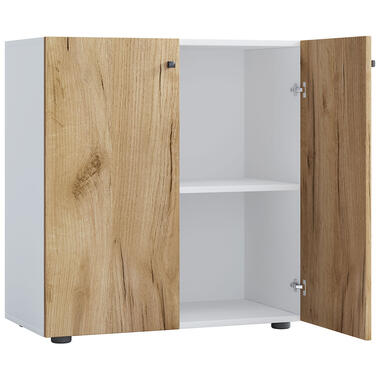 LonaLDT armoire de bureau 2 portes blanc, chêne décor. product