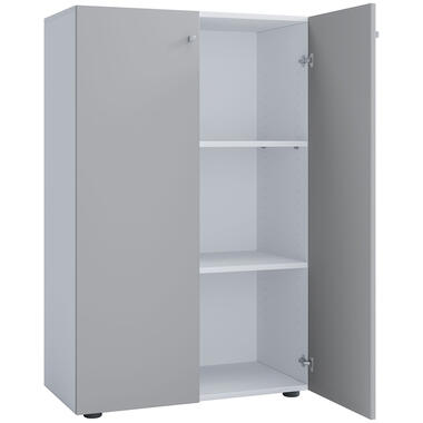 LonaXLDT armoire de bureau 2 portes blanc, gris. product