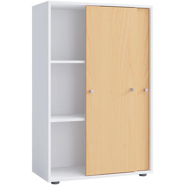 LonaXLST armoire de bureau 2 portes blanc, hêtre. product