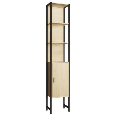 EdinoHS armoire haute pour salle de bain 1 porte chêne product