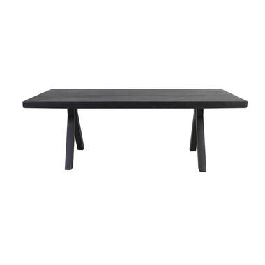 Light & Living - Eettafel MUDEN - 220x100x78cm - Zwart product