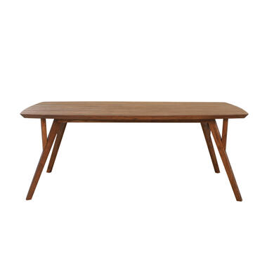 Light & Living - Eettafel QUENZA - 220x100x76cm - Bruin product