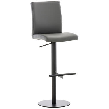 CLP Tabouret de bar Cadiz Noir Cadre - Similicuir - Gris product