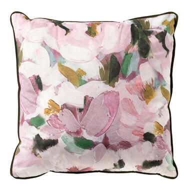 LILIANNE - Sierkussen 45x45 cm - gestileerde bloemenprint - Antler - multicolor product