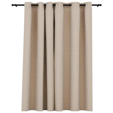 vidaXL - rideau - Beige - Tissu - 290 x 245 cm product